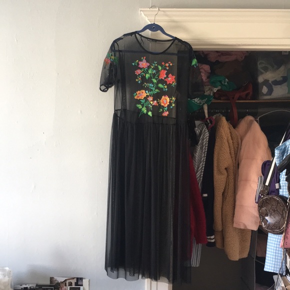Zara Dresses & Skirts - Zara sheer dress